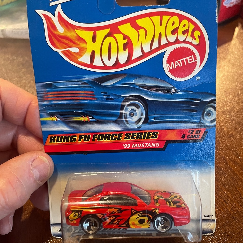 2000 Hot Wheels car, 99 Mustang from the KUNG FU FORCE Series.